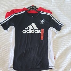 Adidas Kids 2-pack Black and White, Red T-Shirt